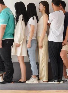 实木厅沙发几组合租现代简茶约KRC布艺三人办公桌椅套装客小户型