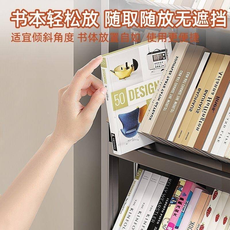用易落地带轮钢制书架书本家多层儿童书柜收WUZ置物架简纳厂一件