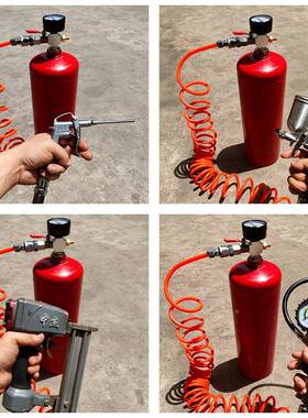 小气型储罐小巧便携可户外使高用可充气压轮小储气罐AL100042胎打