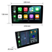 甄选1安.寸卓通用车载WHB导1航中控屏一体机无缝0对接CarPlay