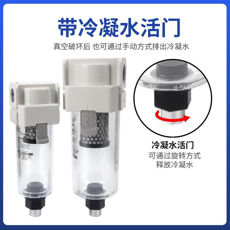 SC气动真空道过滤管器负压滤芯AMJ3M00-03B/4000无品牌/0-04B除水