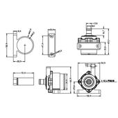 于微V型SAF12音水暖床静垫水泵35DB以下款 用宠物饮水机