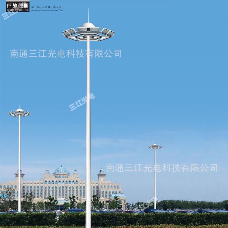 15米中杆灯江苏南通生产厂家,包安装,LED投光灯,LED塔吊灯