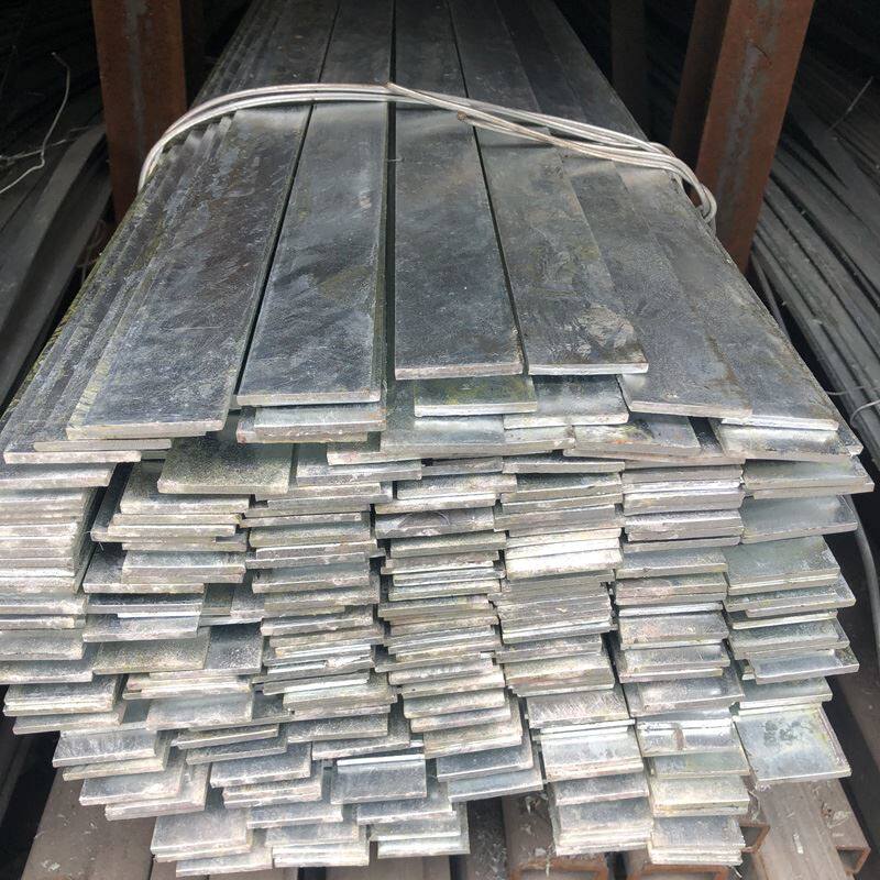 新款热镀锌扁钢50x5q235热浸镀锌扁铁接L地防雷支架镀锌钢板条扁