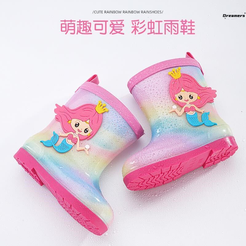 雨鞋儿童女孩2岁超轻新款女款男女童幼儿园防滑小孩雨靴可爱厂家