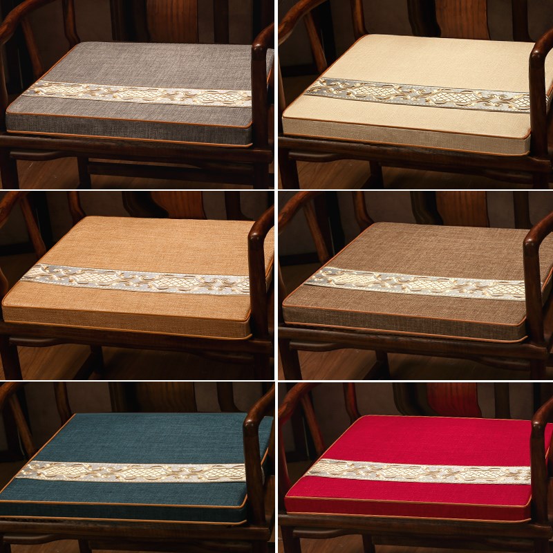 红木沙发坐垫中式棕垫座椅垫实木家具圈椅硬棕椅垫U餐桌椅子茶椅