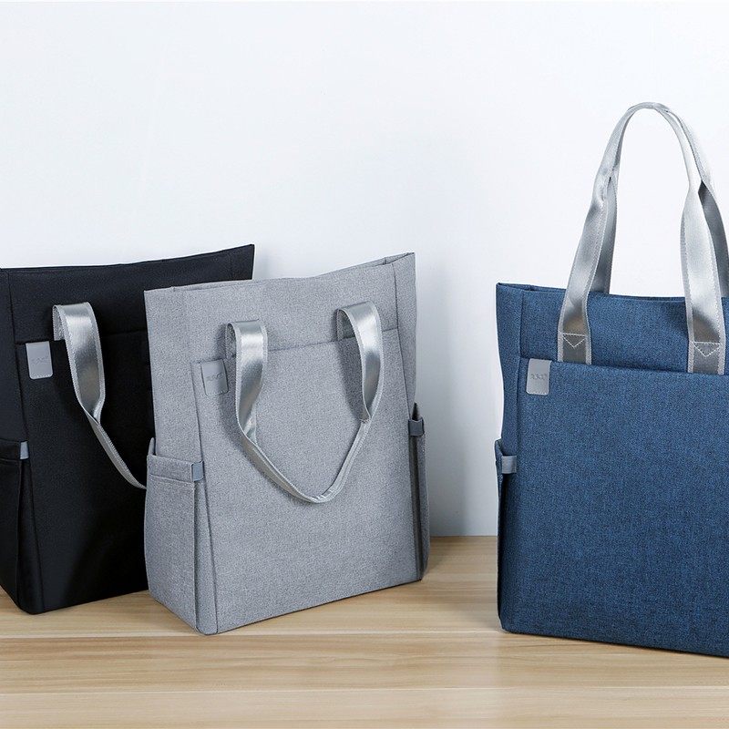 贝多美竖款手提文件包两用休闲时尚男女款帆布办公商务会议大容量