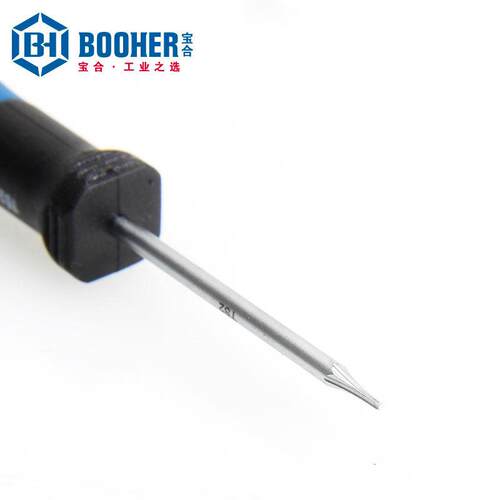 Booher合BH1950202/702双色柄五角精密螺丝批TS2x40~TS7x40mm