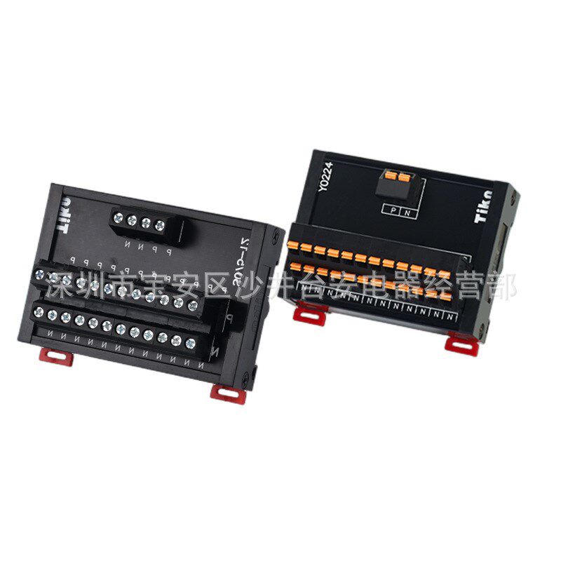 台控Tikn一进多出弹簧式线排端子台Y0216 0224 Y3232 Y1818 Y0240