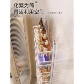 免打孔卫生间门后置物架超窄浴室门后夹缝架多层墙上收纳夹缝柜
