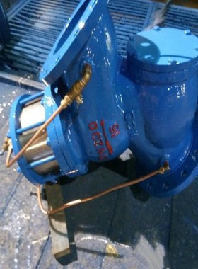 带电磁阀浮球控制遥控浮球阀 YQ98005-10P 活塞式电动浮动球阀