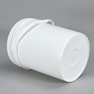 厂家25L塑料桶白色PP涂料桶广口5升油墨胶水油漆塑胶桶化工桶