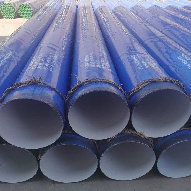 天津友达内外涂EP防腐钢管污水处理钢管Q235B大口径涂塑防腐钢管