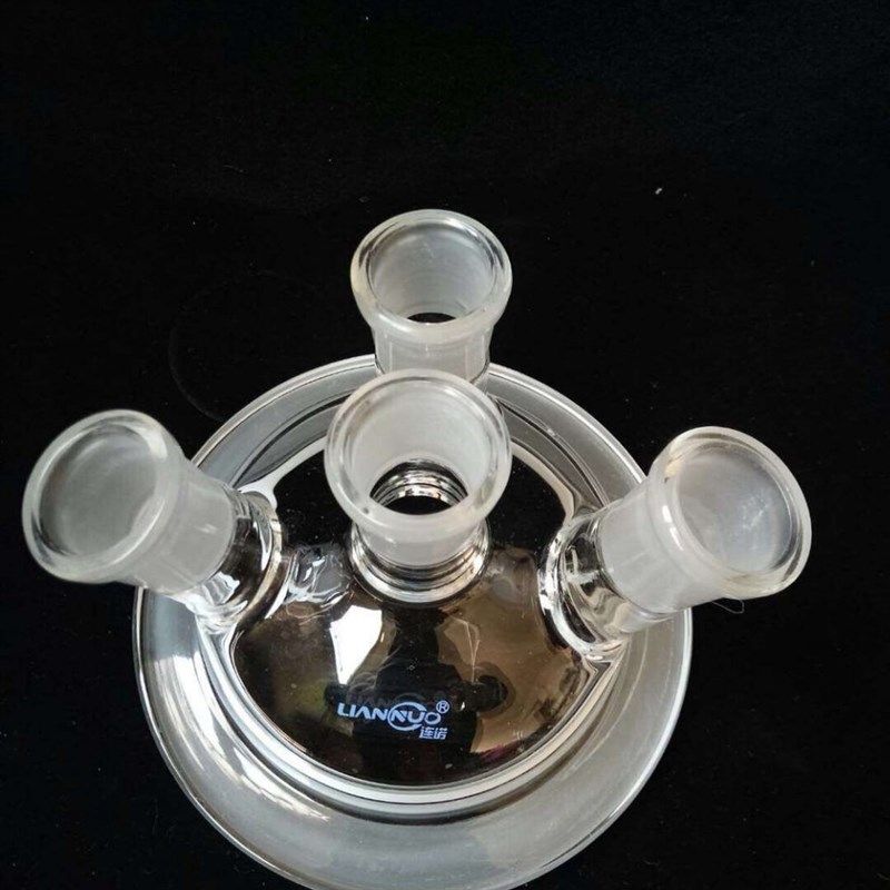 实验高硼硅玻璃双层夹套三口反应瓶250 500 1000ml玻璃夹套反应釜