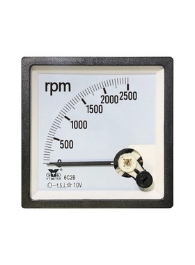 6C2B 10v直流转速表300转/分600rpm1500r/min限速表76mmcp80 be80