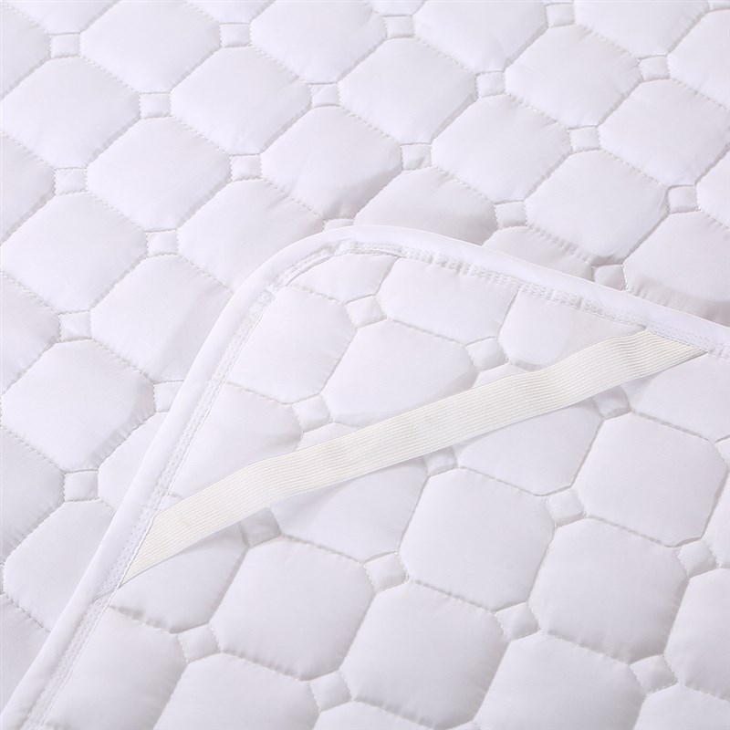 酒店宾馆民宿床上用品交织棉磨毛布保护垫套件 立体护垫定制