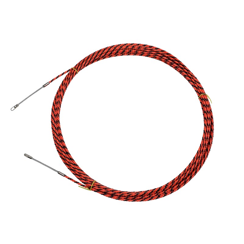 台湾进口三股扁孔电工穿线器 电线网线穿管器 线槽钢丝引线器25米