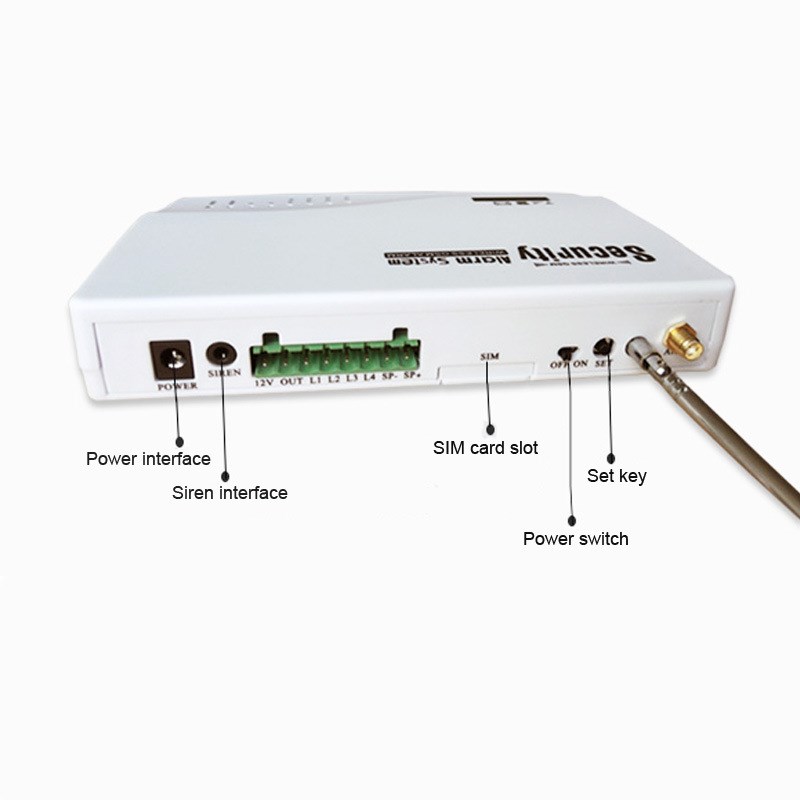 工厂直供智能防盗器报警器GSM防盗报警主机家庭商铺无线红外探头