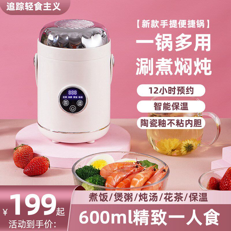 便携式电炖锅多功能可预约定时煲汤煮粥神器养生壶迷你小型电炖杯