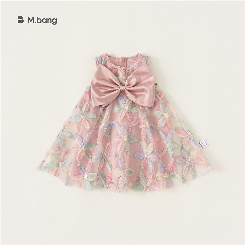 女童宝宝衣服夏装薄款公主连衣裙子碎花周岁礼服夏季蓬蓬纱裙一岁
