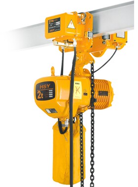 沪工环链电动葫芦链条式1吨2/3/5T6m运行/固定式起T重吊机三相380