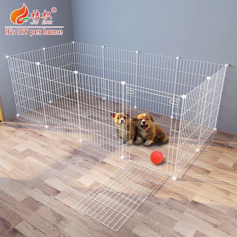 宠物门栏狗狗围栏室内防狗栏杆门隔断泰迪柯基Q小型犬栅栏铁网隔
