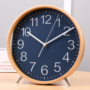 台钟桌面时钟摆件客厅摆放座钟家用台式 大号现代坐钟简约摆钟钟表