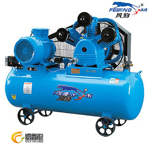 上海风豹W-1.0/8气泵皮带式7.5KW空气压缩机235L木工全铜线空压机