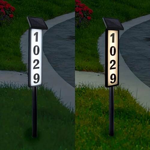 F 15913 Solar Powered Outdoor Wall Light 太阳能门牌灯