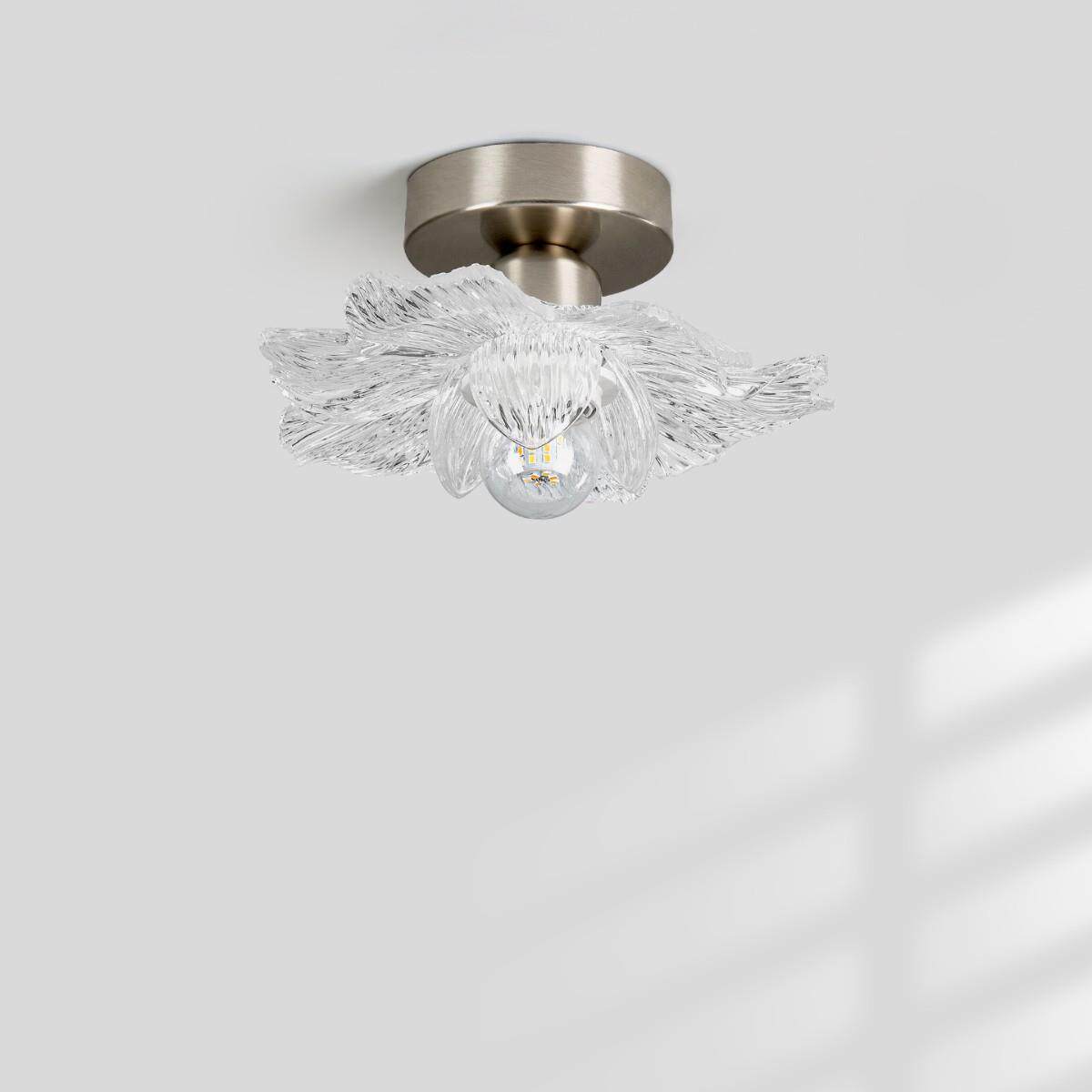 法式复古花瓣过道灯走廊阳台灯楼梯衣帽间高级感入户玄关吸顶灯具