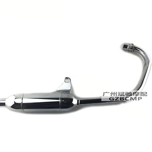 摩托车排气管适用CG125复古改装消声器短款回压鱼雷烟囱配件