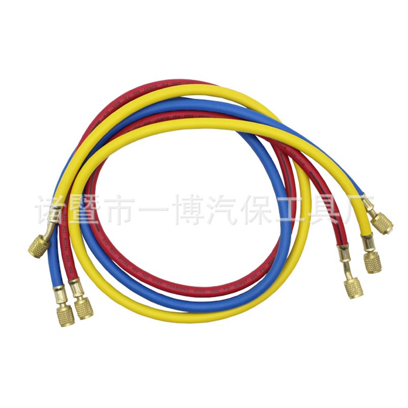 车空调加氟管加长R22冷媒汽车R134a高压加液工具套装压力表管子