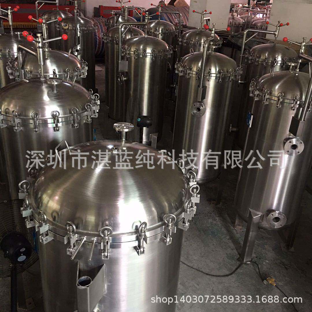 供应2袋过滤器法兰式袋式过滤器快开式不锈钢袋式过滤器供应