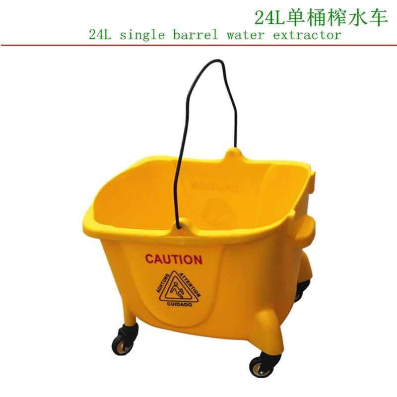 酒店24升榨水车拖把桶挤水桶拖地桶家用洗拖把柞水W拖布压水清洁