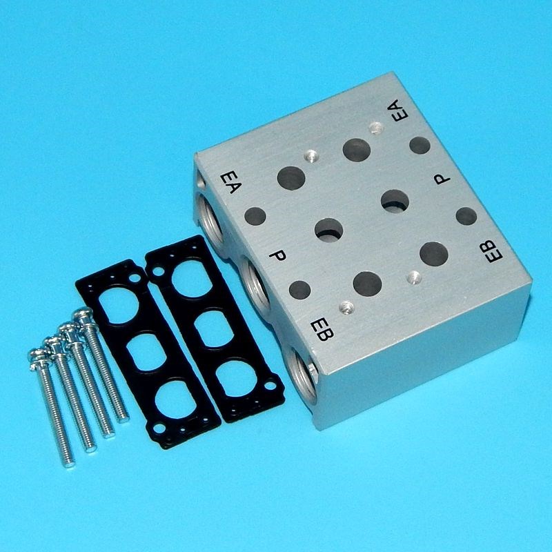 电磁阀SY7120连接底座SS5Y7-20-02F/03/04/05/06-20F位联汇流板