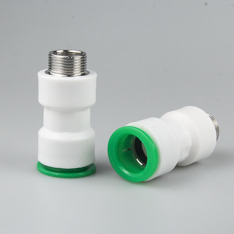 ppr免热熔外丝直接4分20变6分25水管1寸32快接快插快速接头外牙pe