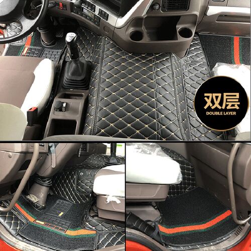 柳汽乘龙H7 M5 H5 M5T7M3L3L2霸龙507自卸车牵引车货车全包围脚垫
