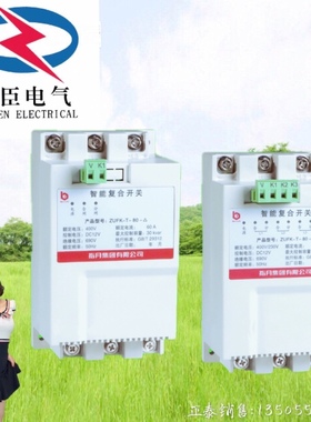 正品指月集团ZUFK智能复合开关ZUFK-T-80-Y(3(8-10)kvar 分补型