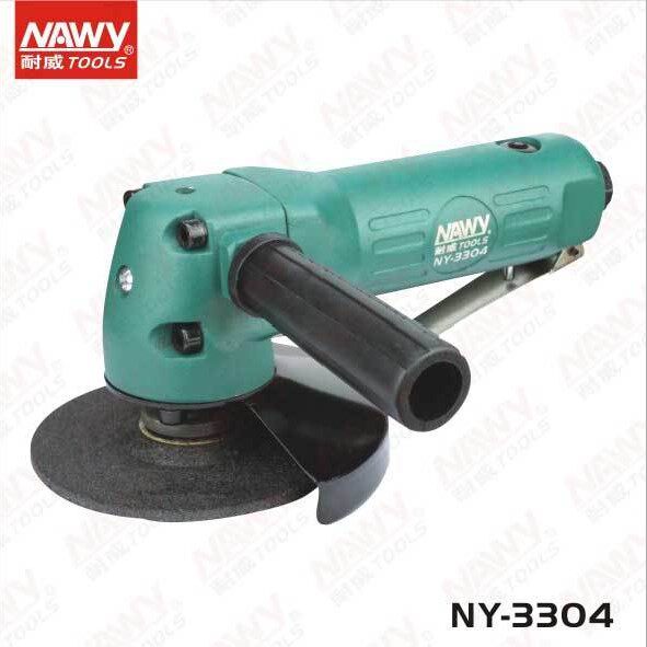 台湾耐威气4寸动砂轮机 轻型角磨机 打磨机NY3304/3844/3864包邮
