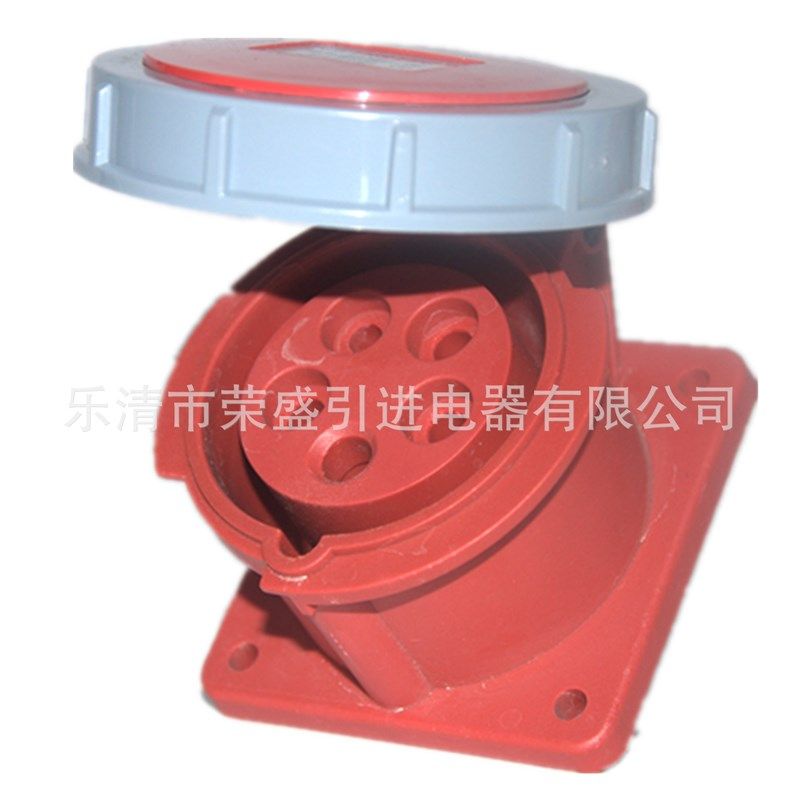 5孔16A荣盛CEIRSIEC防水防爆航空工业插座(暗装直座)RS-3152