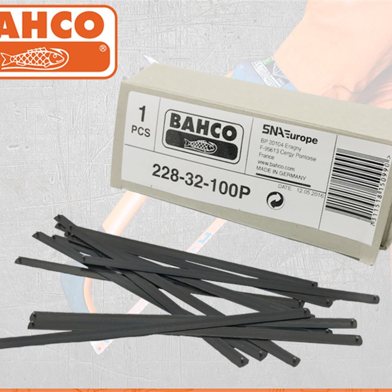 正品百固BAHCO进口150mm迷你小锯条6寸切割金属专用锯条钢锯条DIY