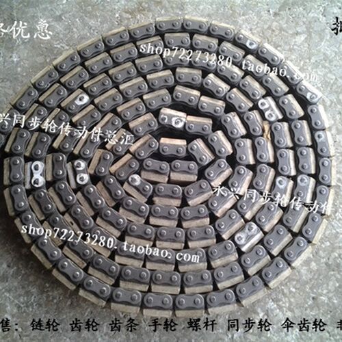 工业链条 橡胶链条08B-G2链条 节距12.7 印刷机链条 4分输送链条
