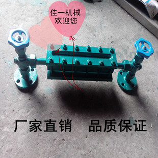 碳钢玻璃平板液位计自闭式船用板式液位计玻璃板水位计