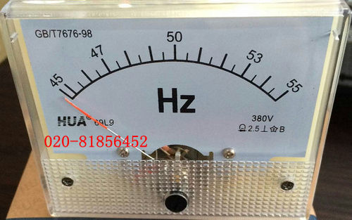 交流频率表 69L9-HZ  45-55HZ  380V  220V   100V  69C9-HZ