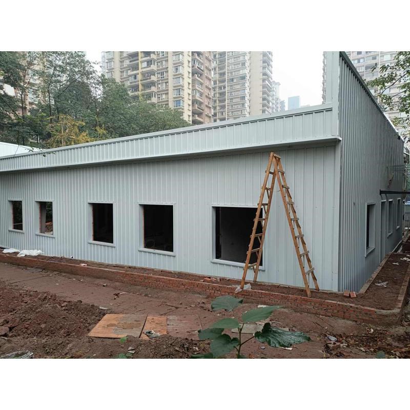 彩钢泡沫岩棉g防火夹芯板活动房办公室工地移动板房隔墙净化室岗