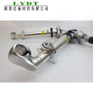 铝折叠把立可调节前叉处22.2 电动车自行车折叠把 25.4折叠立L管