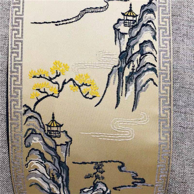 亚麻新中式圈椅j靠垫抱枕客厅沙发靠枕中国风古典护腰靠垫套含芯