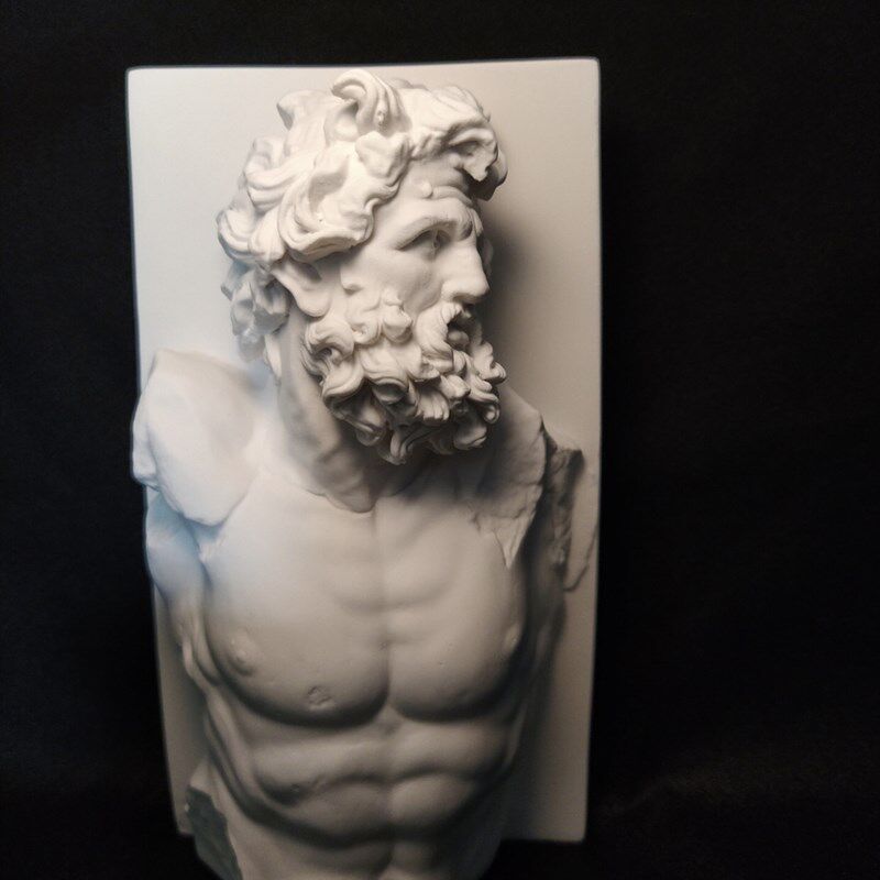五圆美术馆巨人克里提奥斯半身像博物馆石膏艺术品复古装饰雕塑