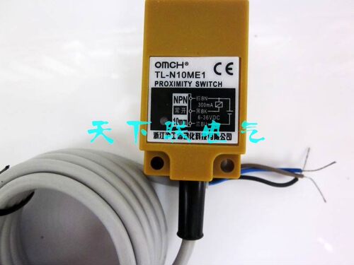 OMCH沪工电感式方形接近开关TL-N10ME1金属感应器24v三线常开NPN