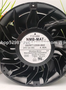 NMB 5920FT-D5W-B60 24V4.80A安川变频器HB4A0515外部冷却风扇